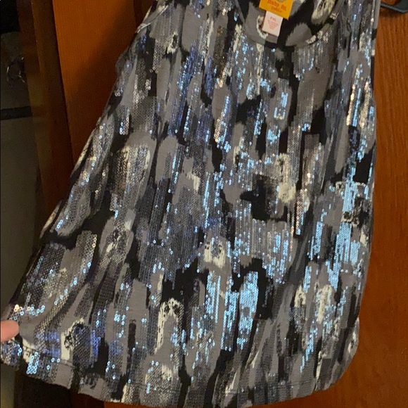 Ruby Rd sequined top - Picture 2 of 2